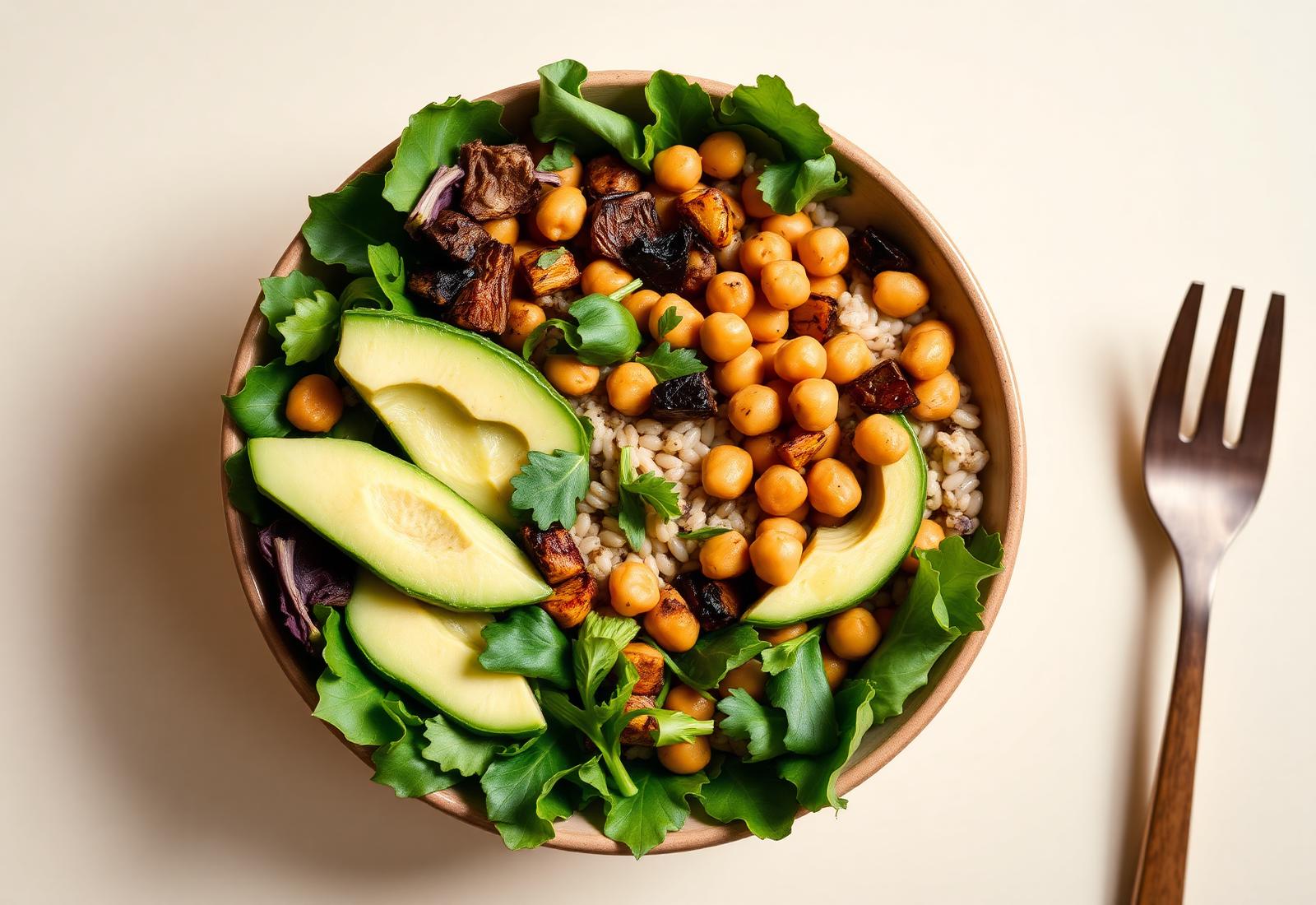 Fresh grain bowl